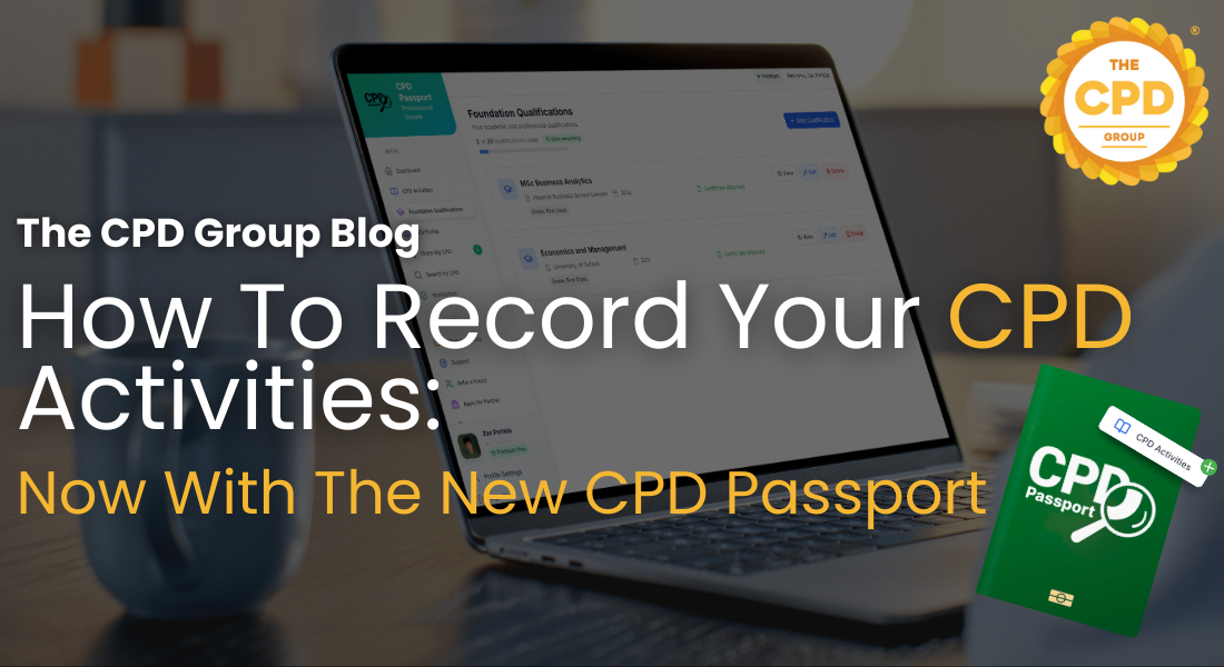 How To Record Your CPD Activities | Now With The New CPD Passport